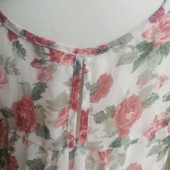 MAUVE BOHO Chic Cropped Top - Size L/XL - Picture 4 of 6